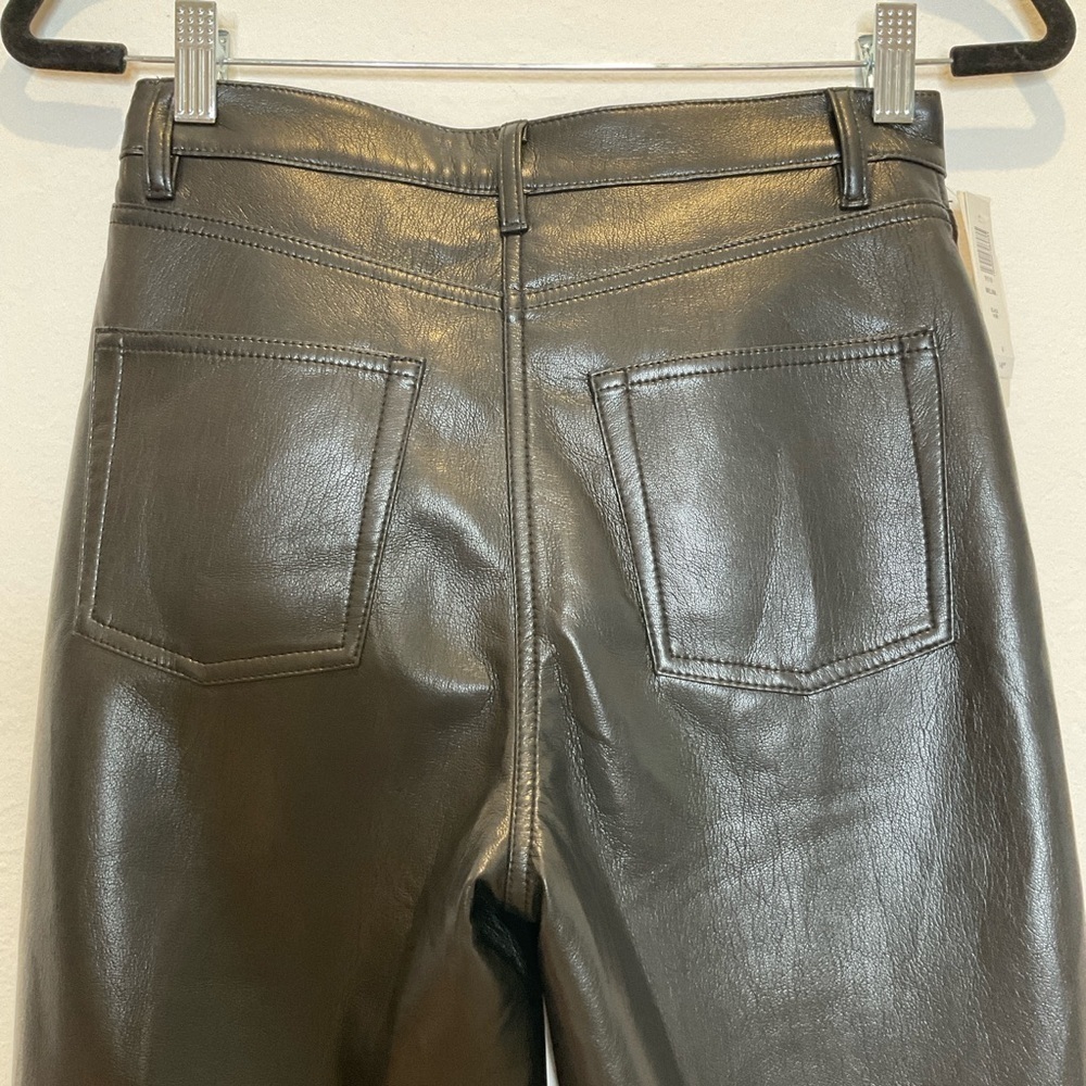 Wilfred The Melina Vegan Leather High-waisted Pant Black Size 4 - Picture 7 of 16
